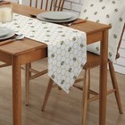 Bee Table Runner 13x70inch Durable Dining Room Table Runners Fit Rectange And   