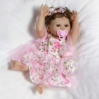 Reborn Baby Dolls Full Body Silicone Vinyl Lifelike Newborn Girl Doll Gift Bath