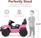 Best Choice 6v Kids Ride On Truck W  Remote Control Led Lights Pink