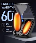 14000mah Rechargeable Hand Warmers 2 Pack With Charging Case 60h Fast Heating