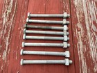 Lot Of 8   5 8    X 8    Square Head Machine Bolt Galvanized Utility Pole Guy Line