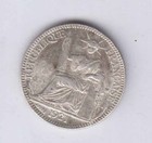 French Indochina  vietnam  10 Cents Silver 1921a Km9  Very Nice Grade  ind402 