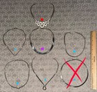 6 Antique Vintage Sterling Silver Bangle Collar Necklaces  read Description 