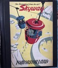 Disneyland Skyway Ride tomorrowland Address Book  circa 1955  - With A To Z Tabs