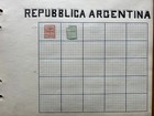 Argentina 1858-1935 Stamp Collection Italian Album Pages Exfiba Sheet   Vatican