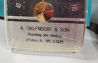 Vintage Advertising Thermometer A  Ohlendorf   Son Plumbing And Heating Ill