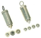 2 Vintage Cake Decorators W  9 Tips - Aluminum