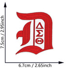 Delta Sigma Theta -  Dst Sorority - 1913 - Detroit  - Embroidered Iron-on Patch