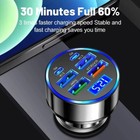 4 Usb Port Super Fast Qc3 0 pd Car Charger Adapter For Iphone Samsung Android