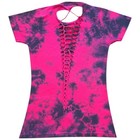 Women s Affliction Illusion Red Lava Wash Rhinestone Angel T-shirt Top Tee M-l