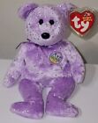 Ty Beanie Baby - Decade The Bear  purple  8 5 Inch  New Mwmts Plush Stuffed Toy