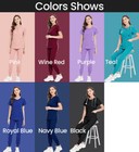 Stretch Scrub Women Solid V-neck Top Cargo Jogger Pant Medical Nurse Uniform