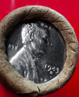 1943-d Obw Original Bank Wrapped Roll Bu Uncirculated Lincoln Wheat Cent Pennies