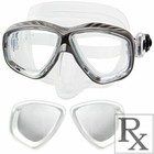 Rx Prescription Optical Scuba Dive Snorkel Purge Mask Nearsighted -1 0 To -10 0