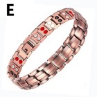 Men s Bracelet Magnetic Therapy Arthritis Pain Relief Pure Solid Copper Bangle