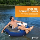 Intex River Run Connect Vinyl Lounge Inflatable Floating Water Tubes  4 Pack 