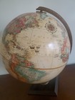 Vtg Replogle 12  Raised Relief Topographical Globe World Classic W ussr Mcm
