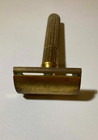 Vintage Gillette Gold Tech Usa Made Double Edge Safety Razor 1940 s  Old Shaving