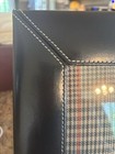 Barrington Black Leather 4x 6 Picture Frame  High Quality - Pristine
