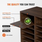 New Literature Organizers  36 Compartments Office Mailbox With Adjnewtable Shelv