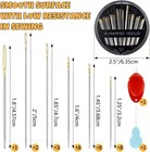 6 Sizes Embroidery Needles Kit With Threaders For Hand Sewing Crafts large