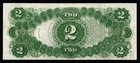 1917  2 Large Size Crisp Xf  Legal Tender United States Note 