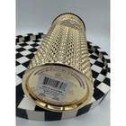 New Starbucks Gold Metallic Studded Bling Cold Cup Tumbler Holiday 2022