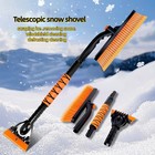 2 In 1 35 4  360  rotating Snow Brush And Ice Scraper With For Car Windshield