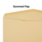Hitouch Business Services Gummed  12 Business Envelopes 4 3 4  X 11  Kraft