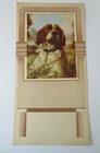 Lot Of 10 Vintage Calendar Print Original C1940 s Dog Spaniel Awaiting The Call