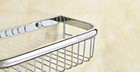 300mm Shower Caddy Basket Bathroom Chrome Cosmetic Shelf Storage rack Fba524
