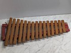 Vintage Wooden Xylophone Percussion Instrument Table Top 15 Keys