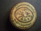 19th C Empty Percussion Caps Tin J  Goldmarks   French Label To Top Of Tin