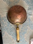 Vintage Copper Colander Kitchen  Strainer Wood Handle W Handle Hanging Hook