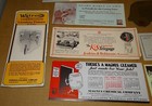 9 Ink Blotters - Massachusetts  Etc  - Automotive  Banking  Etc 