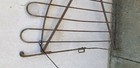 Antique Victorian Iron Gate Window Garden Fence Architectural Salvage Door -j