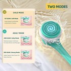 Electric Back Scrubber With Five Body Brush Head  Rechargeable   Detachable Long