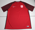 Mens L Large Usa Us Soccer Jersey Red Nike 2017 Dri Fit Team Athletic Olympics