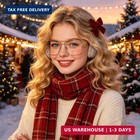 Dollger Classic Glasses Clear Lens Non Prescription Gold Frames clear Lenses