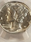 1942  Mercury  Dime  Pcgs  Ms  61 Great  Detail Most Of  Bands Show