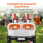 18 Qt Aluminum Outdoor Propane Deep Fryer Kit Fish And Wing Fryer W  2 Baskets