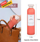 Travel Shampoo Bottle  Empty Plastic Squeeze Bottles Orange pink light Blue 