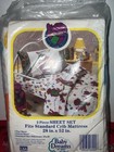 Vtg 90   s Barney 3 Pc Sheet Set Toddler Bed Crib Set Nip Old Stock New Bedding