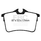 Ebc Rear Yellowstuff Brake Pads Peugeot 308 Sw 1 6 Turbo 07-13 High-performance