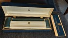 Pre-owned Vintage 1960 Gillette Toggle Adjustable Gold Toned Safety Razor F4 