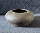 18th Century  Antique Japanese Wabi Sabi Earthenware Pottery Vessel Signed