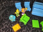 Vintage 1984 Playskool House Sesame Street Mr Hooper Store Playset Accessory Lot