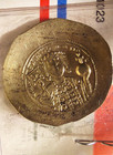 Byzantine Gold Coin Obverse Jesus Christ  Reverse Emperor Michael Vii xf
