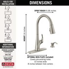 Delta Hyde Pull-down Kitchen Faucet Spotshield Stainless-certified Refurbished