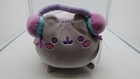 Gund Pusheen Gamer Squisheen Plush 11  Gray Squishy Collectible Stuffed Toy